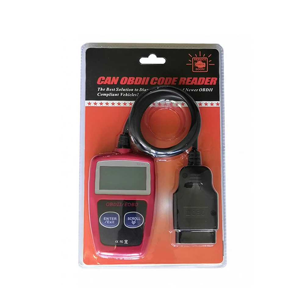 MS309 Obd2 أداة الماسح الضوئي التشخيصي يمكن قارئ رمز الحافلة لفحص ضوء المحرك/DTCs