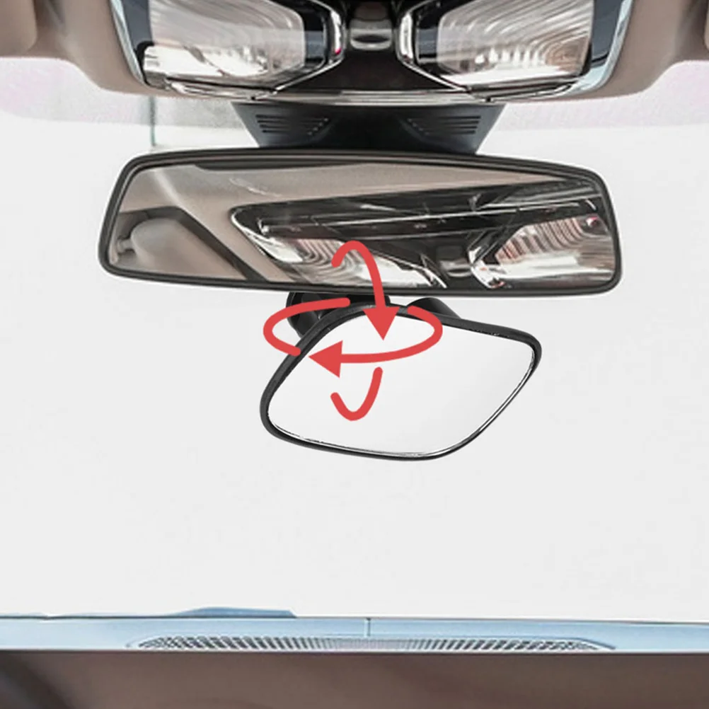 مرآة الرؤية الخلفية للأطفال بزاوية واسعة للسيارة، مرآة داخلية عالمية قابلة للتعديل، مشبك آمن على تركيب مراقبة المقعد الخلفي #6