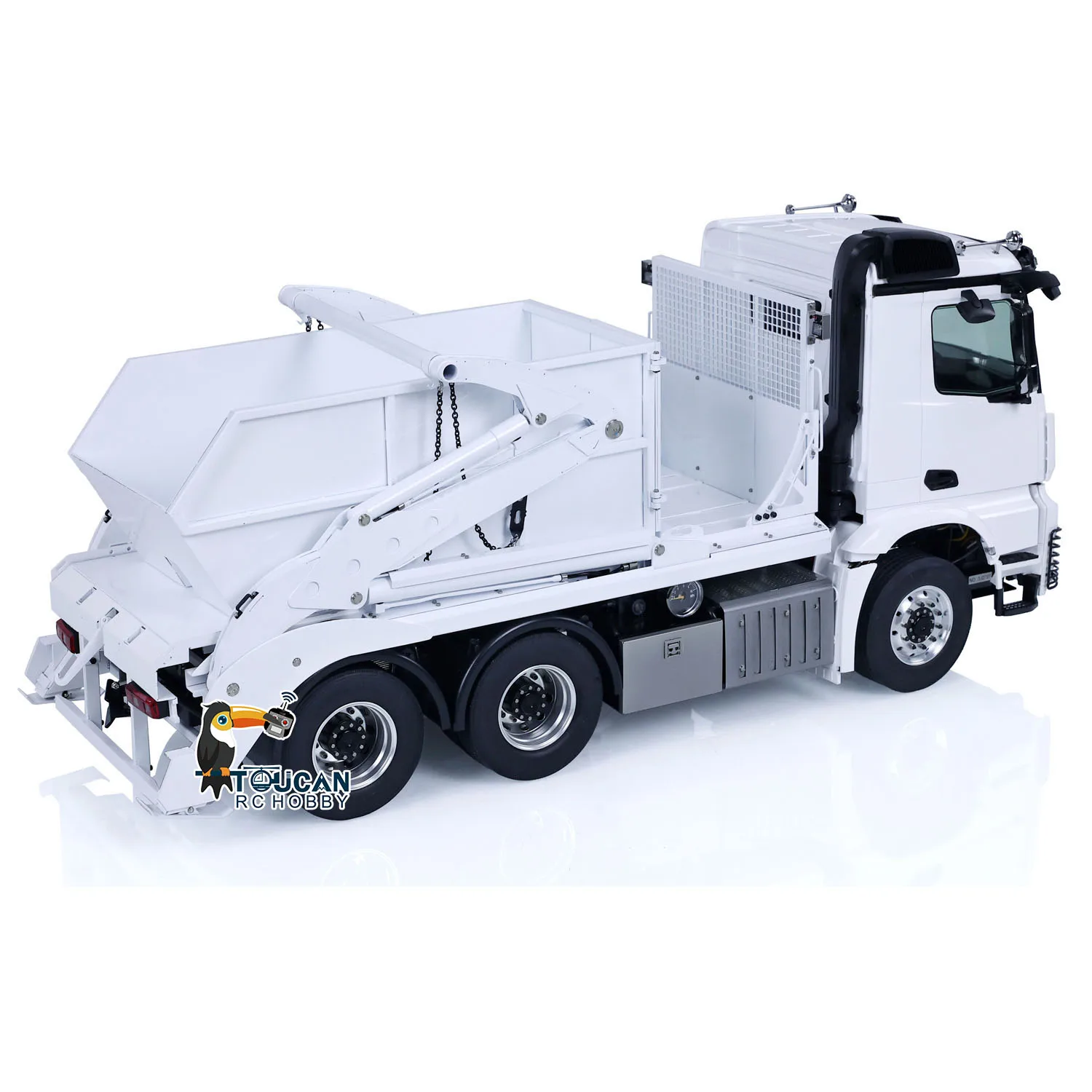 Giocattoli 1/14 RC Caricatore idraulico per saltare Metallo VL18U K3363 Braccio oscillante caricato Modello di auto di scarico Finito dipinto Cambio a 2 velocità THZH1741