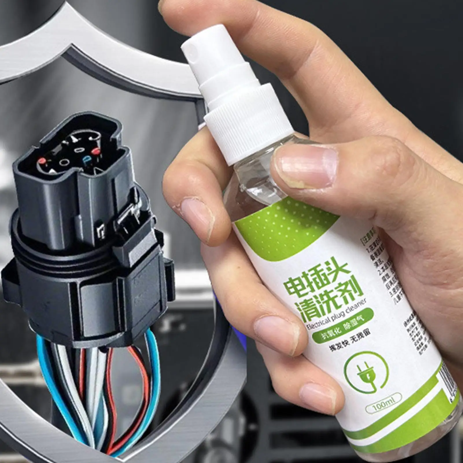 Spray Limpiador de Electrónicos de Secado Rápido, Aerosol Limpiador de Alta Resistencia, Líquido Desengrasante para Equipos Industriales