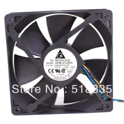 Pc Fan 120mm 12V for Delta AFB1212SH 1225 12025 120*120*25mm 0.80A Cooling Fan,4-Pin Pwm for Computer Cpu Server
