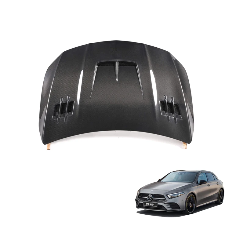 

New Benz A Class W177 Tuning LY Style Engine Cover Hood Carbon Fiber Front Bonnet For Mercedes Benz W177 2019+ Engine Hoods
