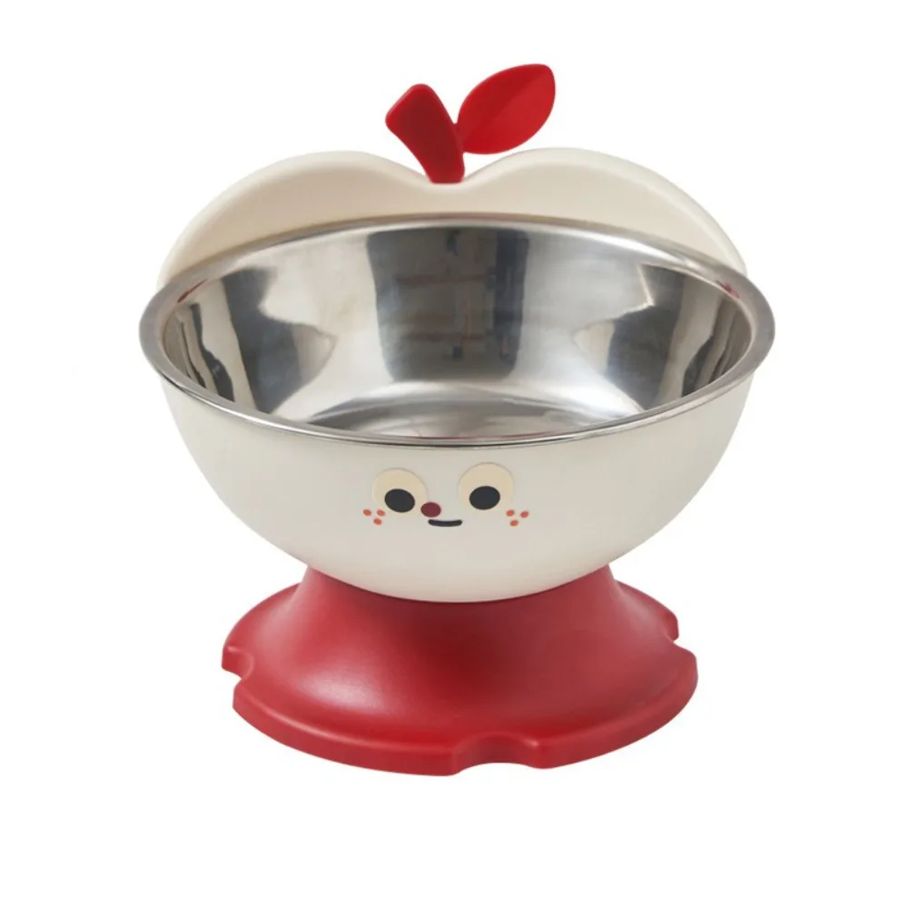 

High-Legged Cat Feeding Bowl No Spill Removable Pet Feeder Bowl Anti-Slip Large-Capacity Stainless Steel Dog Bowl