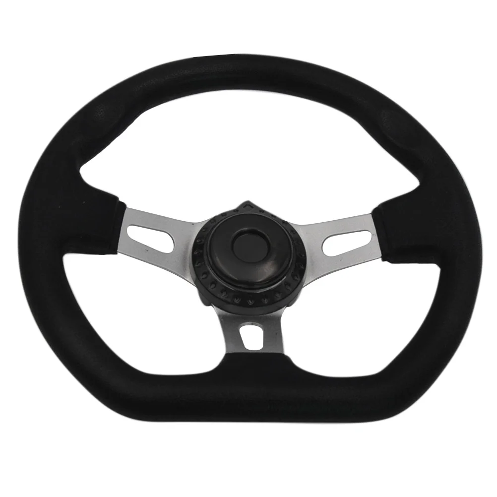 

Go Kart Steering Wheel Car Decor Modified Simple Flat Decorate Racing Pu Supply Karting Useful