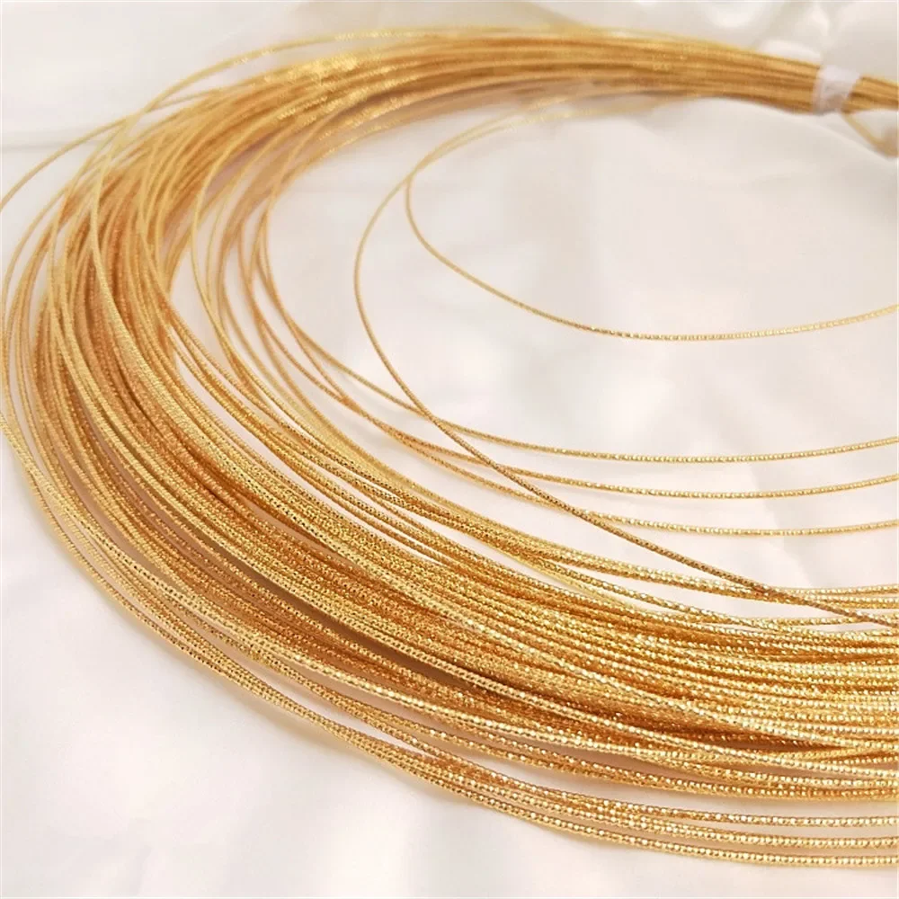 Batch wire copper plating 18K true gold molding wire Copper wire twist hard wire DIY manual winding jewelry material