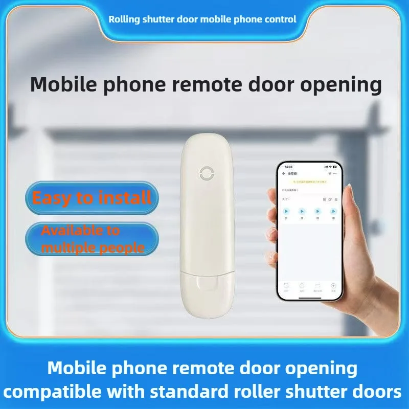 Wifi rolling shutter door opener, mobile remote control garage remote control, rf 433 remote control door opener