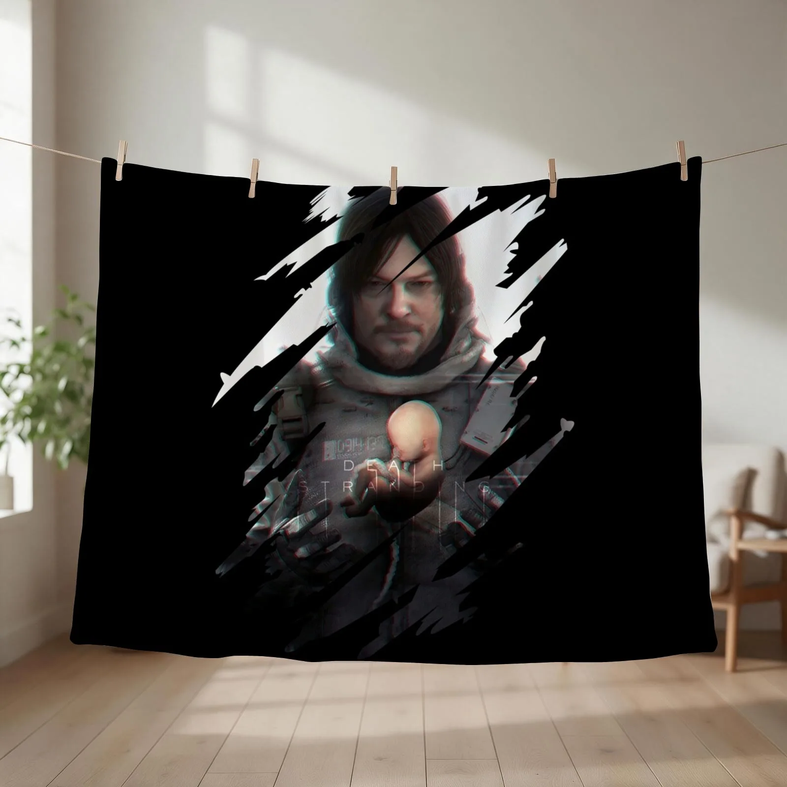 Death Stranding Throw Blanket decorative Bed Fashionable Hair Polar Blankets