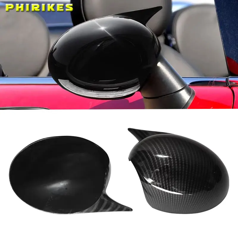

Car Sticking Rearview Side Mirror Cover Wing Cap For BMW Mini Cooper R55 R56 R57 R58 R59 R61 Exterior Rear View Case Trim
