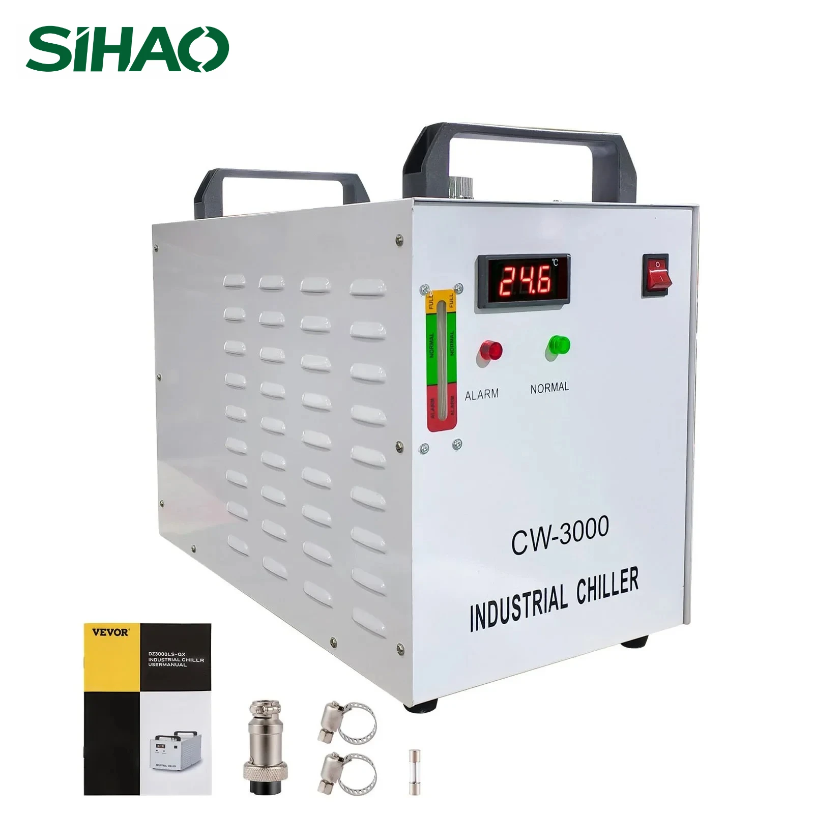 

SIHAO CNC Industrial Water Chiller CW-5200 CW-5000 Laser Engraver Machine Water Cooler for CO2 Glass Laser Tube Cooling