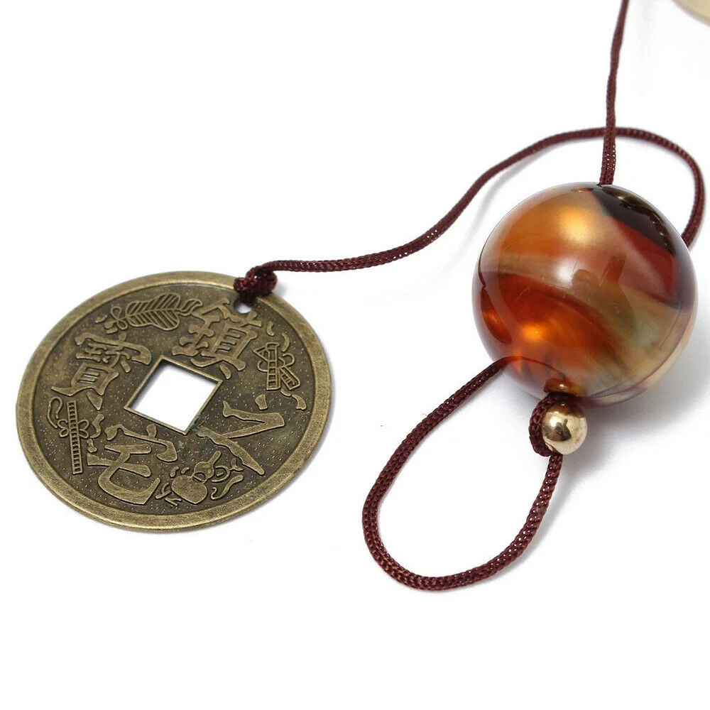 1Pc Large Outdoor Lucky Wind Chimes Copper Decor for Home Garden Hanging Decoration Gift
