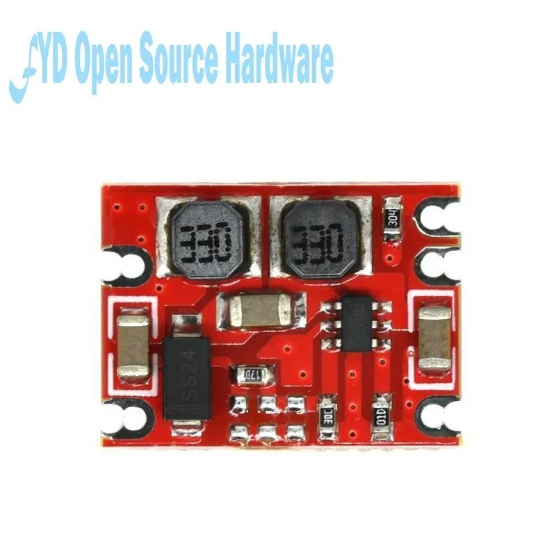 S09 DC-DC Automatic Buck Boost Power Module Step Up Down Board DC DC Input 3-15V Output 3.3V/5V Electronic DIY PCB 