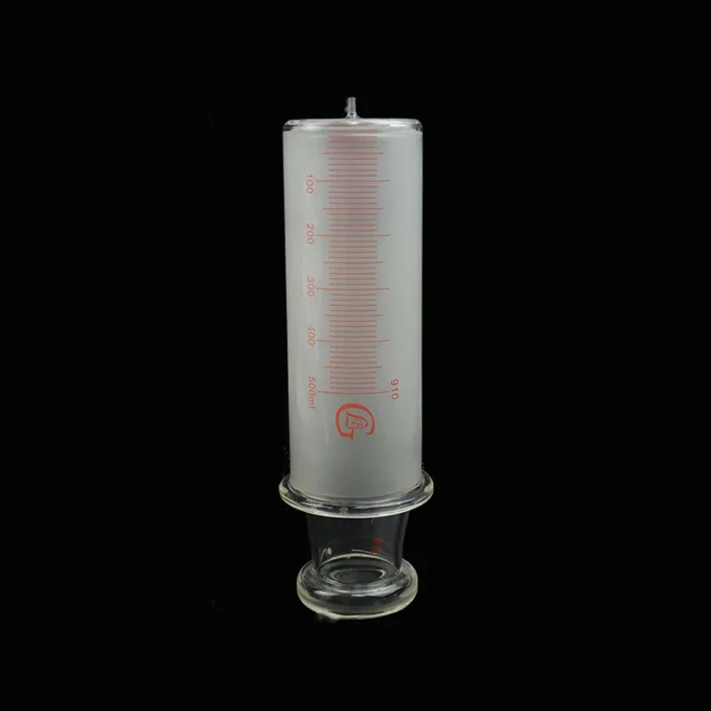 Double Frosted Syringe Large Capacity Syringe Reusable Glass Thin Needle Orifice Injection 150 200 250 300 500 1000ml