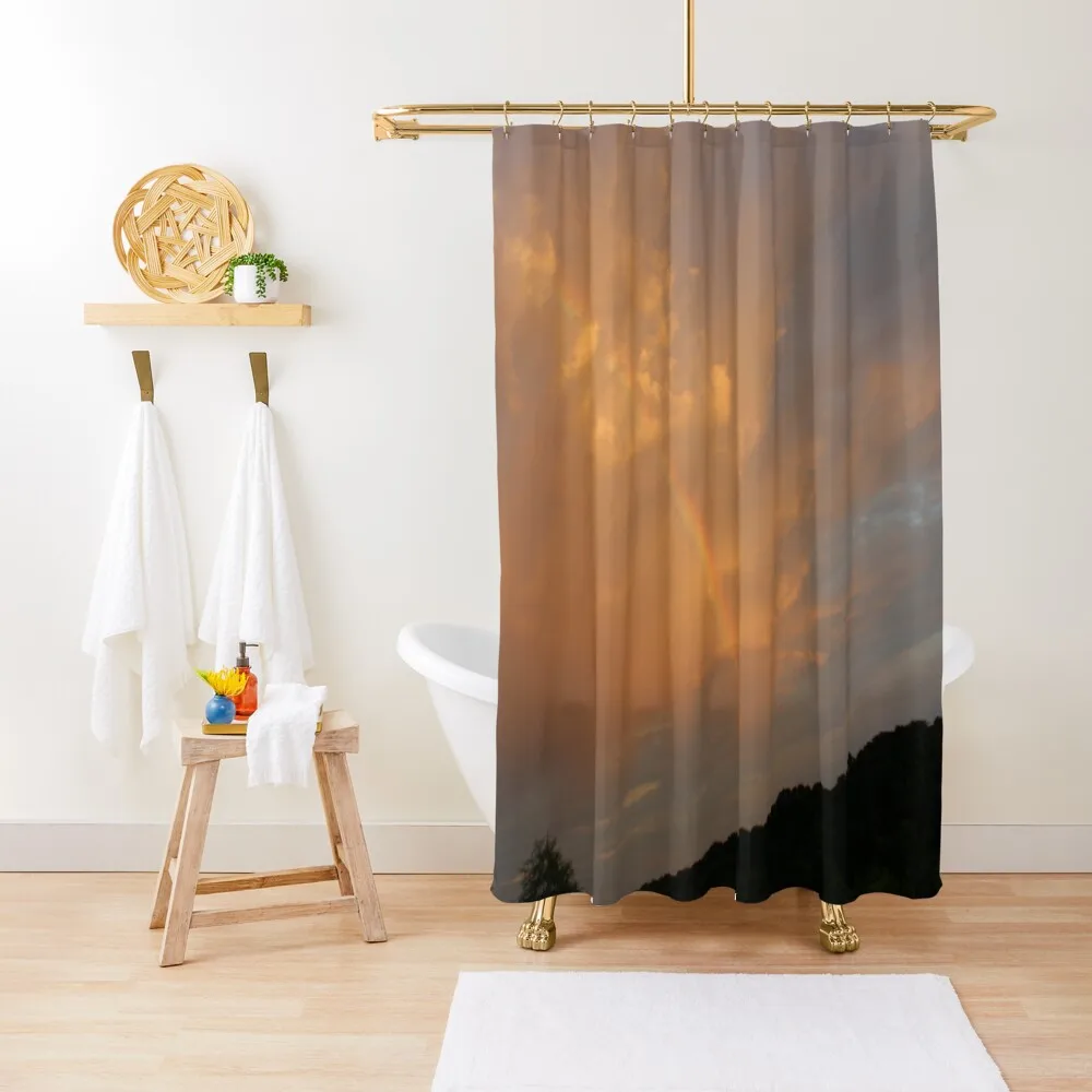 

Rainbow of Fire Shower Curtain Waterproof Shower And Anti-Mold For The Bathroom Set For Bathroom Curtain
