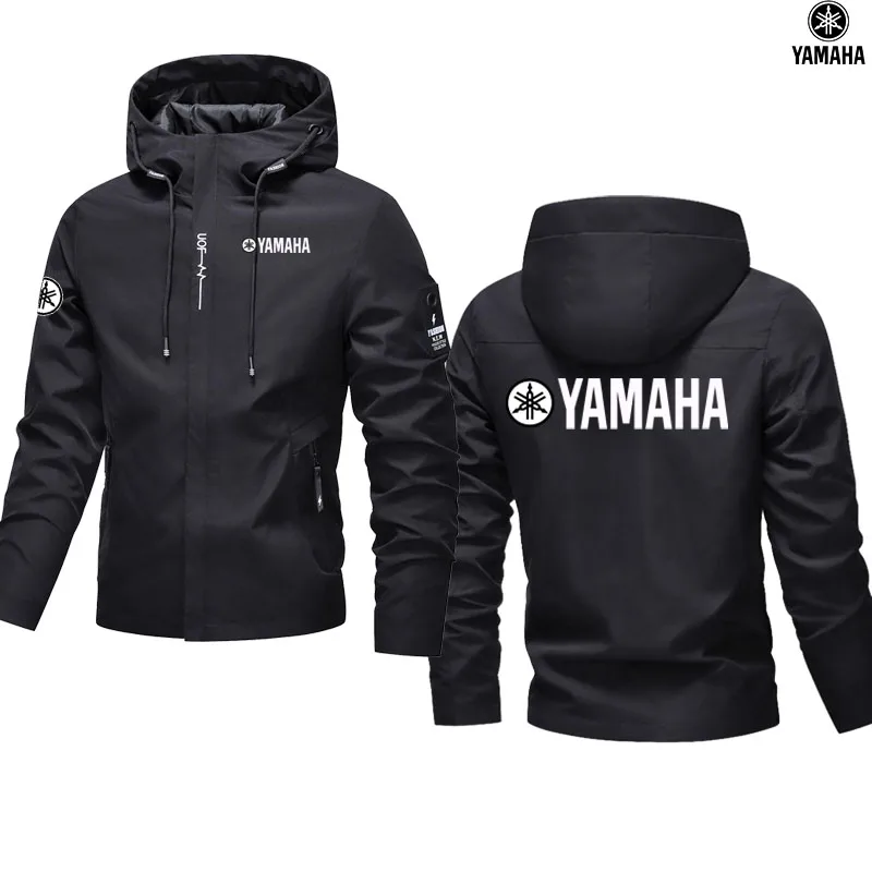2026 model YAMAHA LOGO men's casual suit jacket, Harajuku outdoor jacket, spring-autumn clothing, suitable for outdoor wear