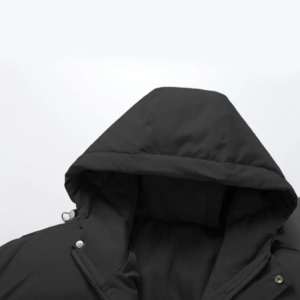Autumn/Winter Cotton Padded Coat Men's Warm Hooded Puffer Jacket Casual Trendy Loose-Fit Versatile Couple Cotton Coat