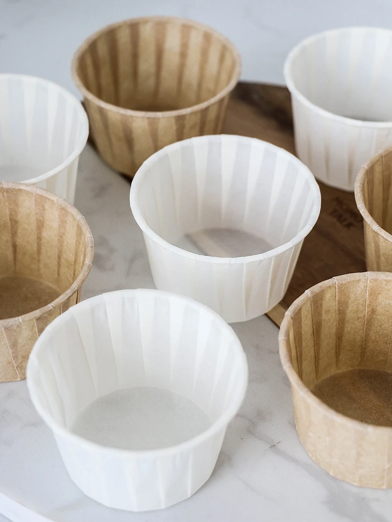 High Temperature Resistant Paper Cup for Baking Muffin Disposable Paaging Box One Time Use Kitchen Cooking Utensils