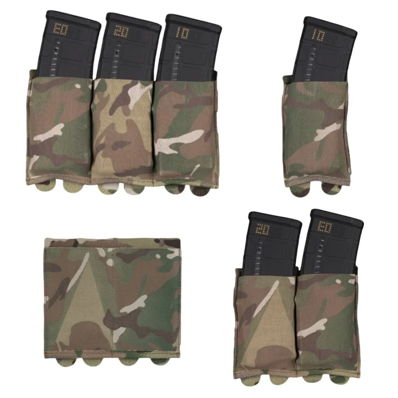 Bolsa para revistas elástica individual/doble/triple | Soporte para cartuchos de acceso rápido | Accesorio de alcance y tiro al aire libre