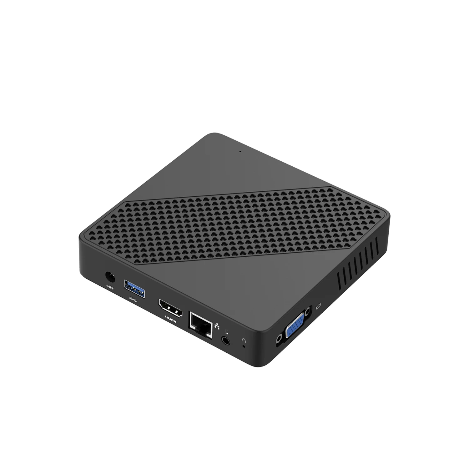 MINISFORUM-Mini PC Intel Celeron N4000, eMMC, RTS, SSD, WOL, RTC, fanless, 4K, boîtier pour ordinateur gamer