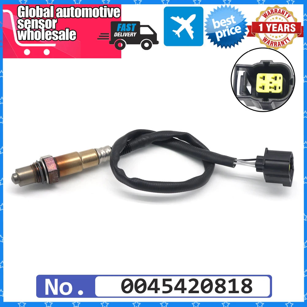 Downstream Car NEW Air Fuel Ratio Lambda O2 Oxygen Sensor For Mercedes-Benz C230 C280 C300 C350 E350 SL550 SLK280 0045420818