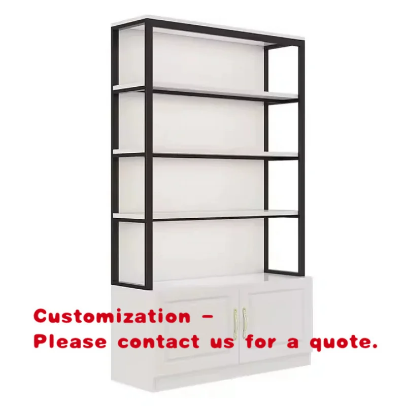 custom.Heavy-Duty Single-Sided Supermarket Shelf Display Rack Snack & Cosmetics Display