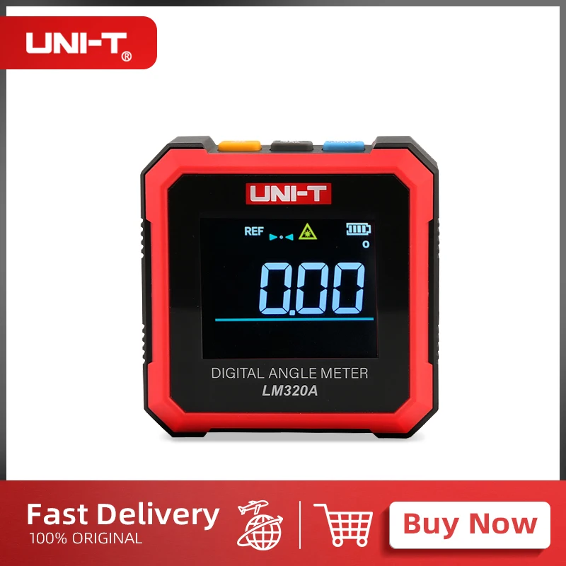 UNI-T LM320A LM320B Magnetic Digital Protractor Level Meter Goniometer Base Small Electronic Protractor Measuring Tool