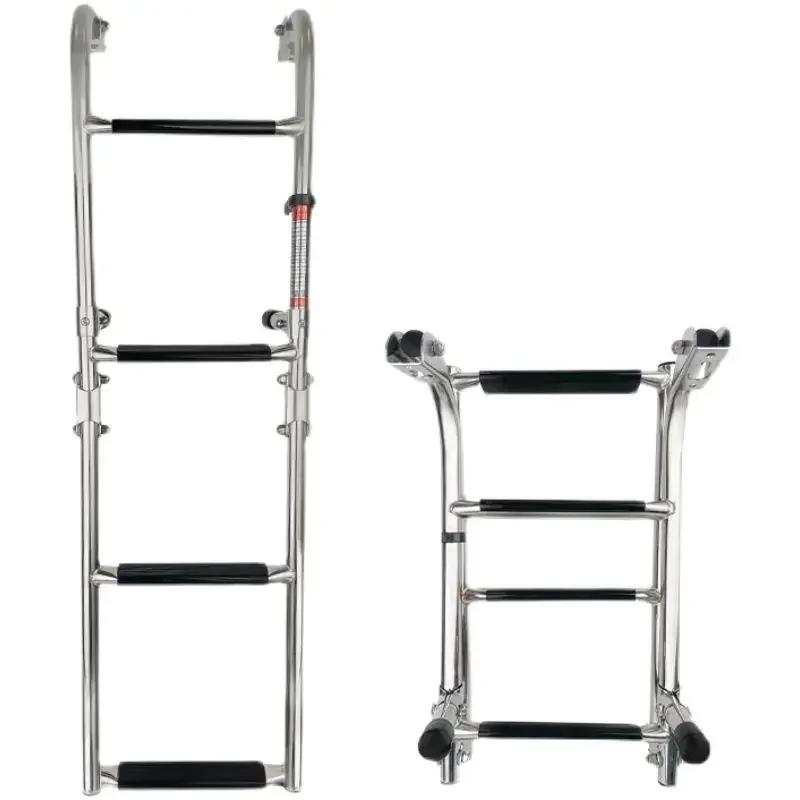 

*316 Stainless Steel Speedboat Yacht Launch Deck Foldable Retractable Ladder