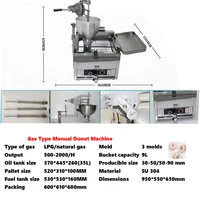 Electric/Gas Type 25L/35L Donuts Maker Machine with 3 Different Mould Doughnut Fryer Maker Perfect for Bakery Business 3