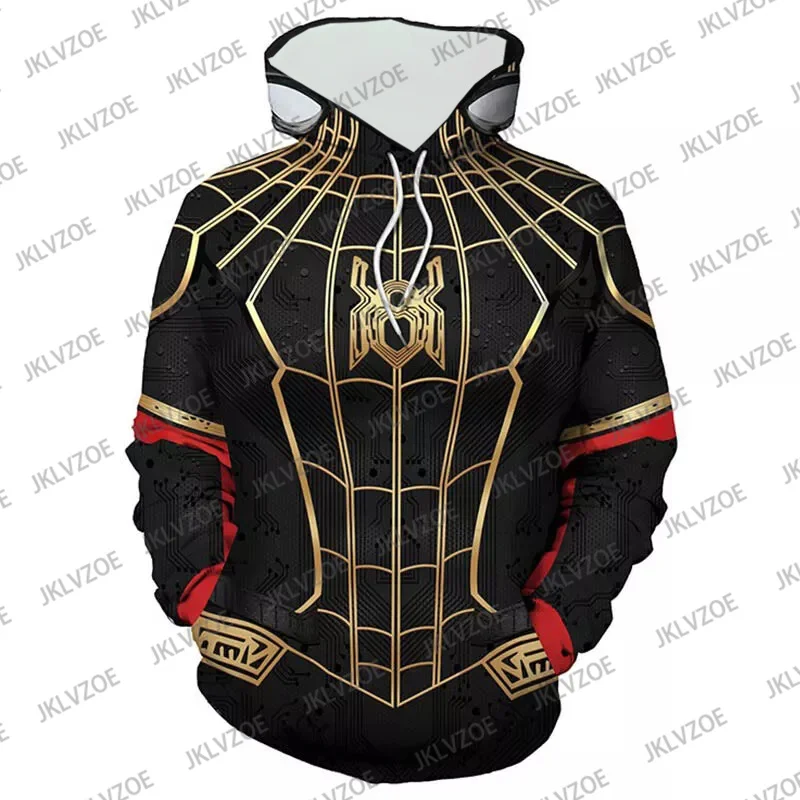 Avengers Spiderman Cosplay Hoodie Pullover Spider-Man Costume 3D Sweatshirt Coat Autumn Women Men Clothing Casual Loose Hoodies