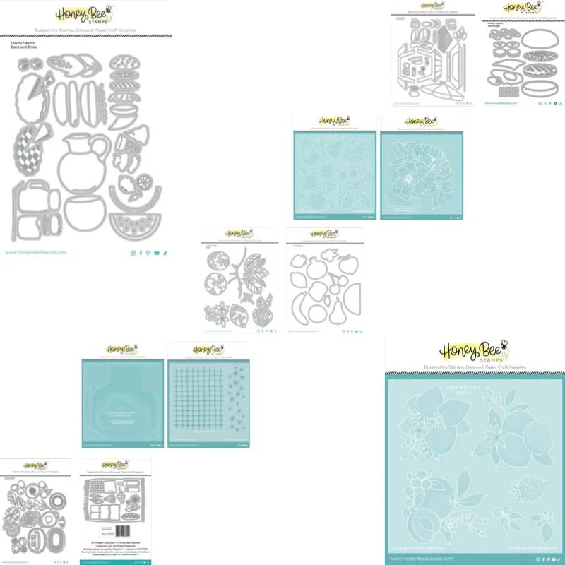 Citrus Table Fruit Medley Builder Metal Cutting Die and Stencil DIY Scrap Booking Card Stencil Paper Card Handmade Album stencil