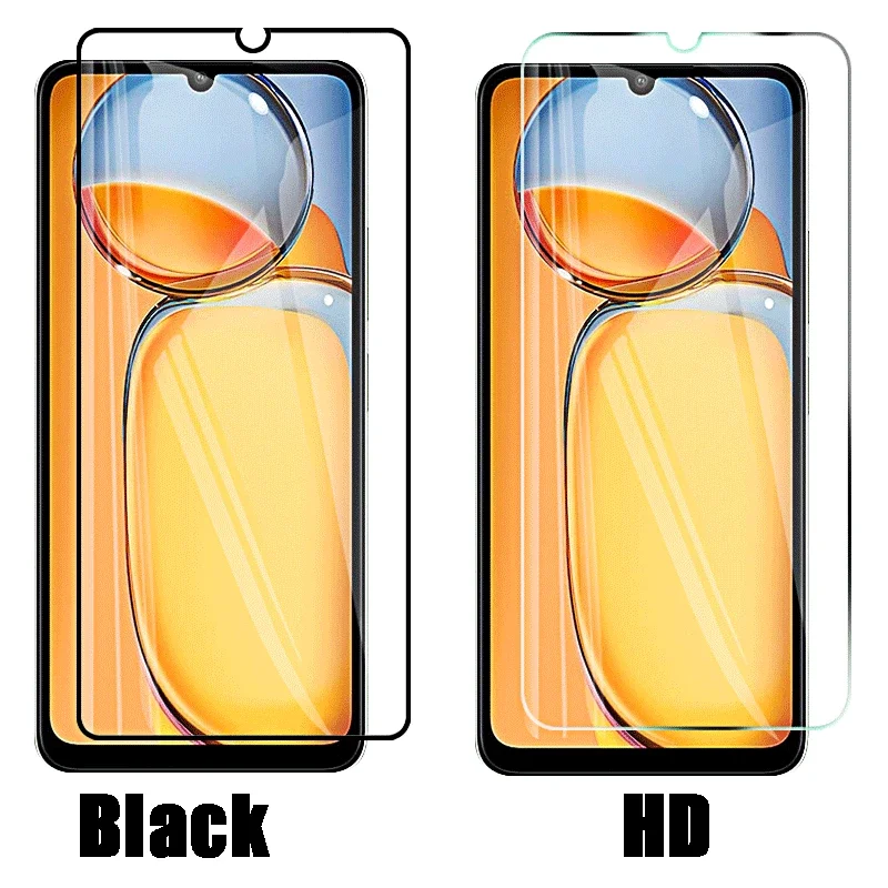 Protecteur d\'écran en verre guatémaltèque pour Xiaomi Redmi 13C, couvercle en verre de protection, film d\'objectif d\'appareil photo, 6.74 \