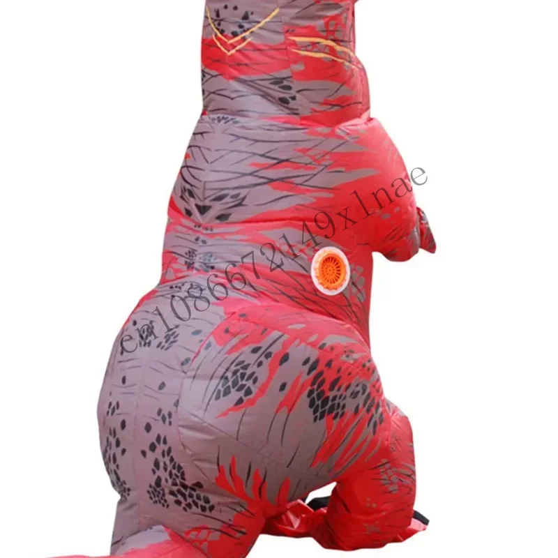 هالوين التميمة T-ريكس ديناصور نفخ زي عروسة كارتون الدعائم الغريبة للكبار طفل تأثيري عيد الميلاد مضحك الدعاوى