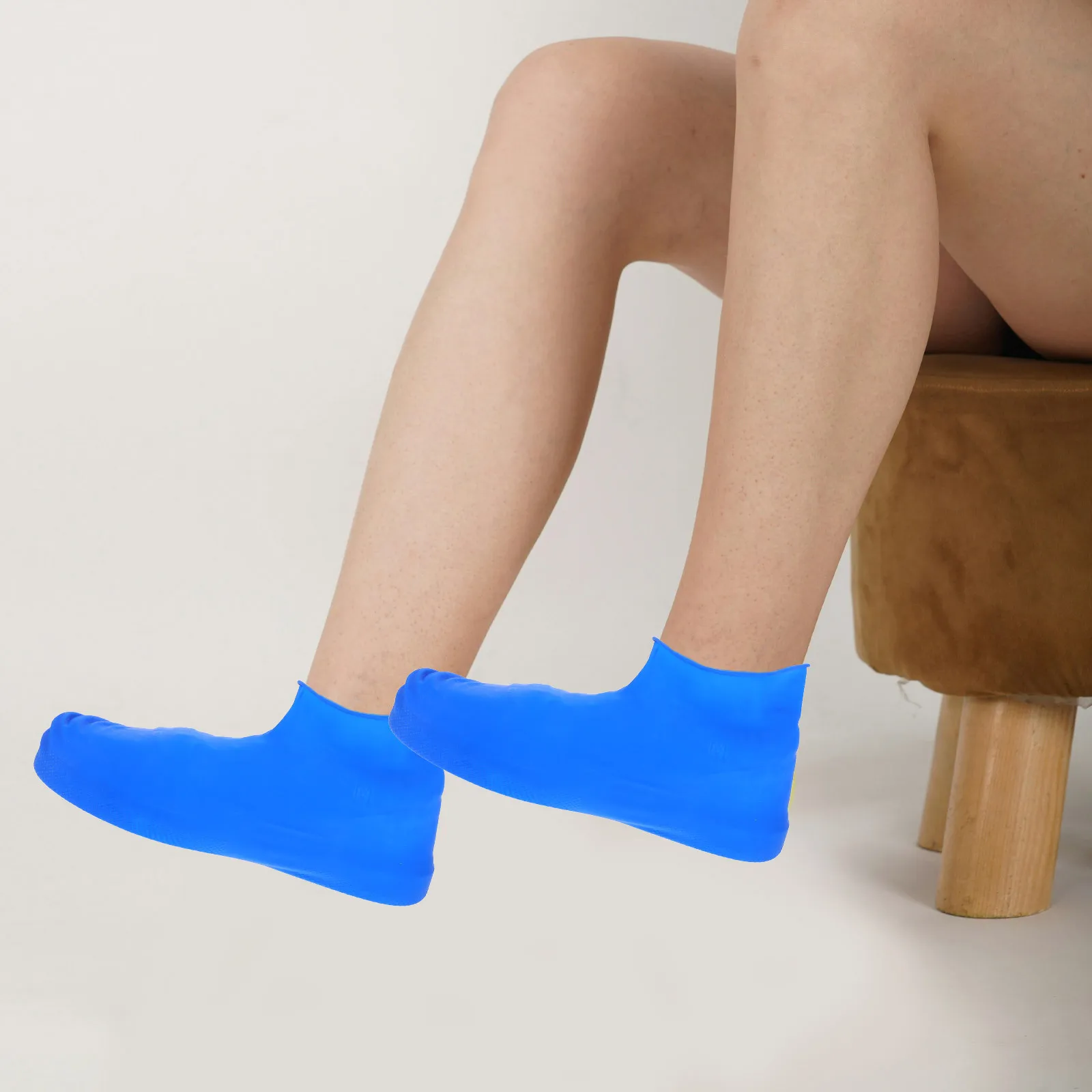 3 قطعة أغطية الحذاء اللاتكس القابل للتصرف مقاوم للماء المضادة للانزلاق غطاء أحذية المطر للخارجية حفل زفاف غطاء أحذية حماية العمل