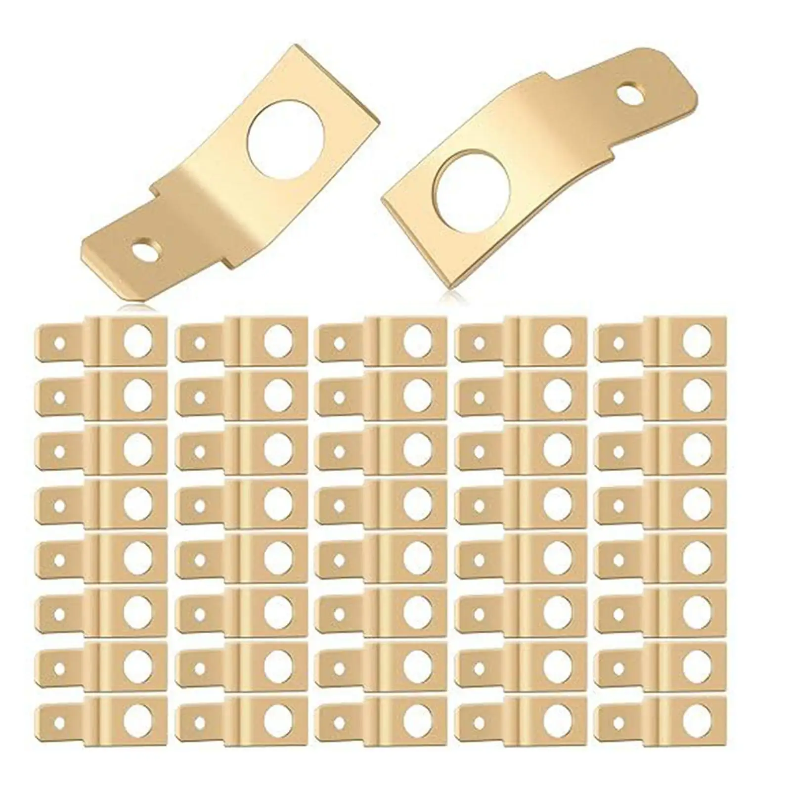 Quick Disconnect Connector 1 4 Male Tab Non Insulated Solderless Adapters Brass Copper Wire Connector Easy Connection for