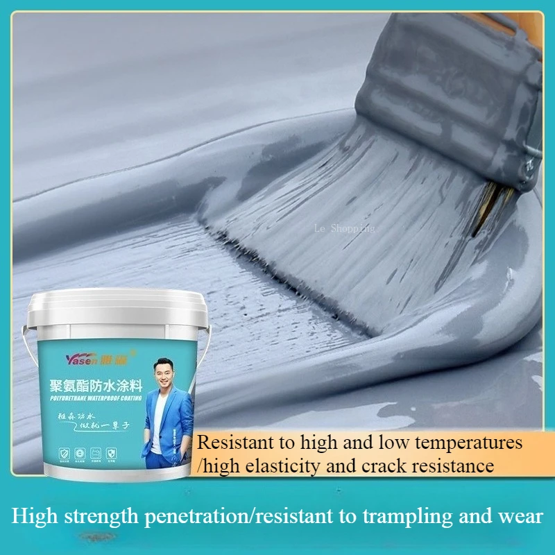 Black/White/Blue/Grey Polyurethane Waterproof Coating Asphalt Waterproof Leak-stopping Coating for Exterior Roof Joint Filling