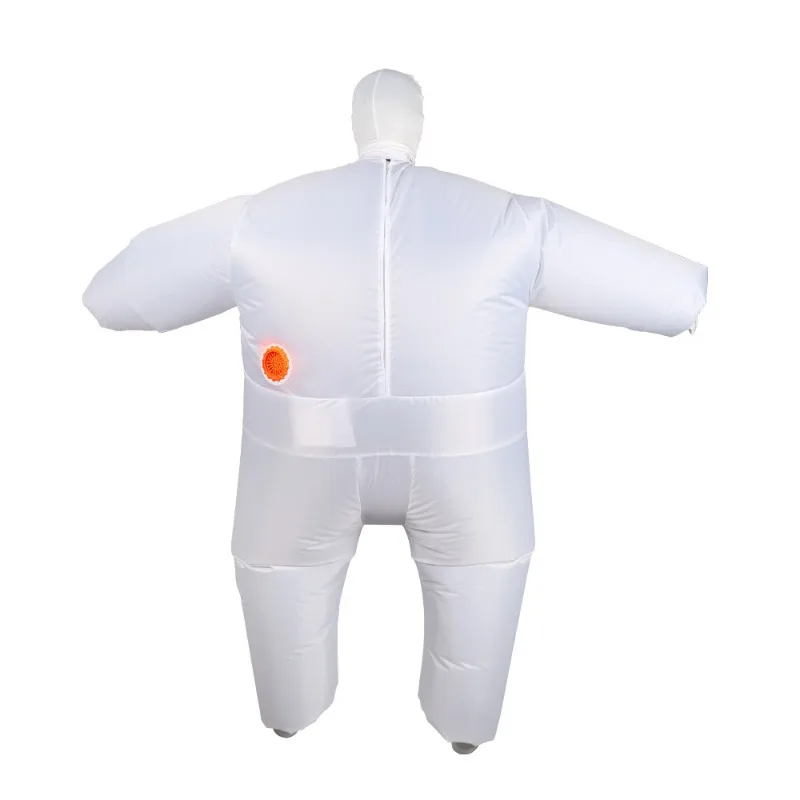 Halloween Inflatable Cosplay Costume Funny Fat Man Clothes Xmas Performance Cartoon Doll Suit White Salmon Inflatable Costumes