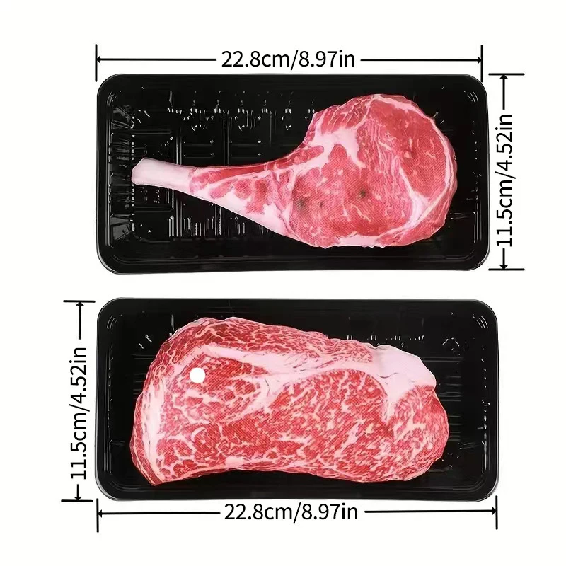 Cross-border hot-selling new productSteak Shape Dog Chew ToyDog chewable steak and battle axe simulation toy - view 2