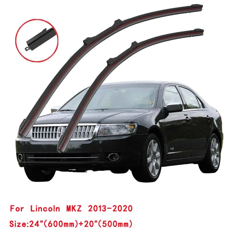 Für Lincoln MKZ 2006-2020 Auto Scheibenwischerblatt Frontscheibe Pinsel Waschmaschine Zubehör Reinigung Ersatzteile
