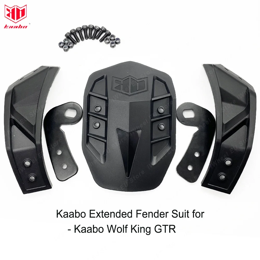 Original Kaabo Extended Fender Mudguard Suit for Official Kaabo Wolf King GTR Kaabo 11 inch Electric Scooter Official Kaabo Part