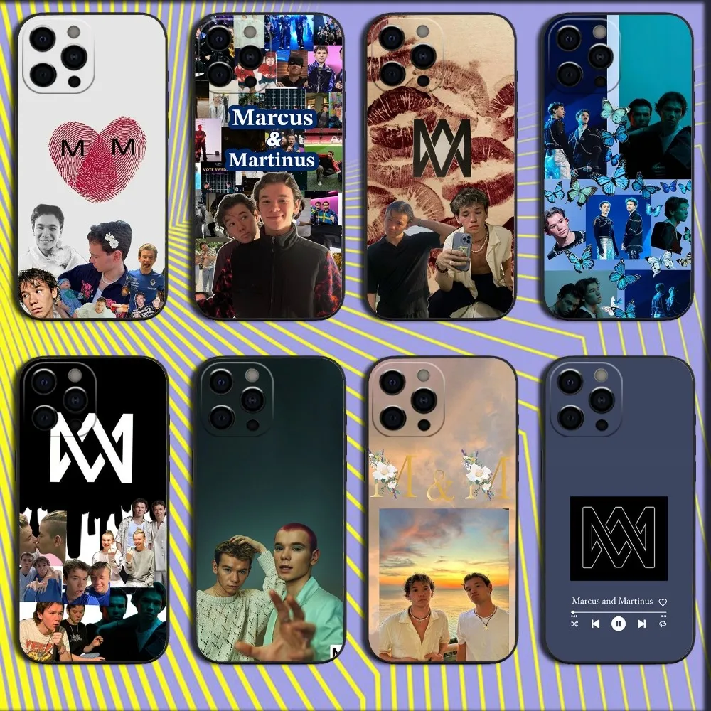 Singer M-Marcus Martinus Music Phone Case For iPhone 16,15,14,13,12,11,Pro,X,XS,Max,XR,Plus,Mini Soft Black Cover