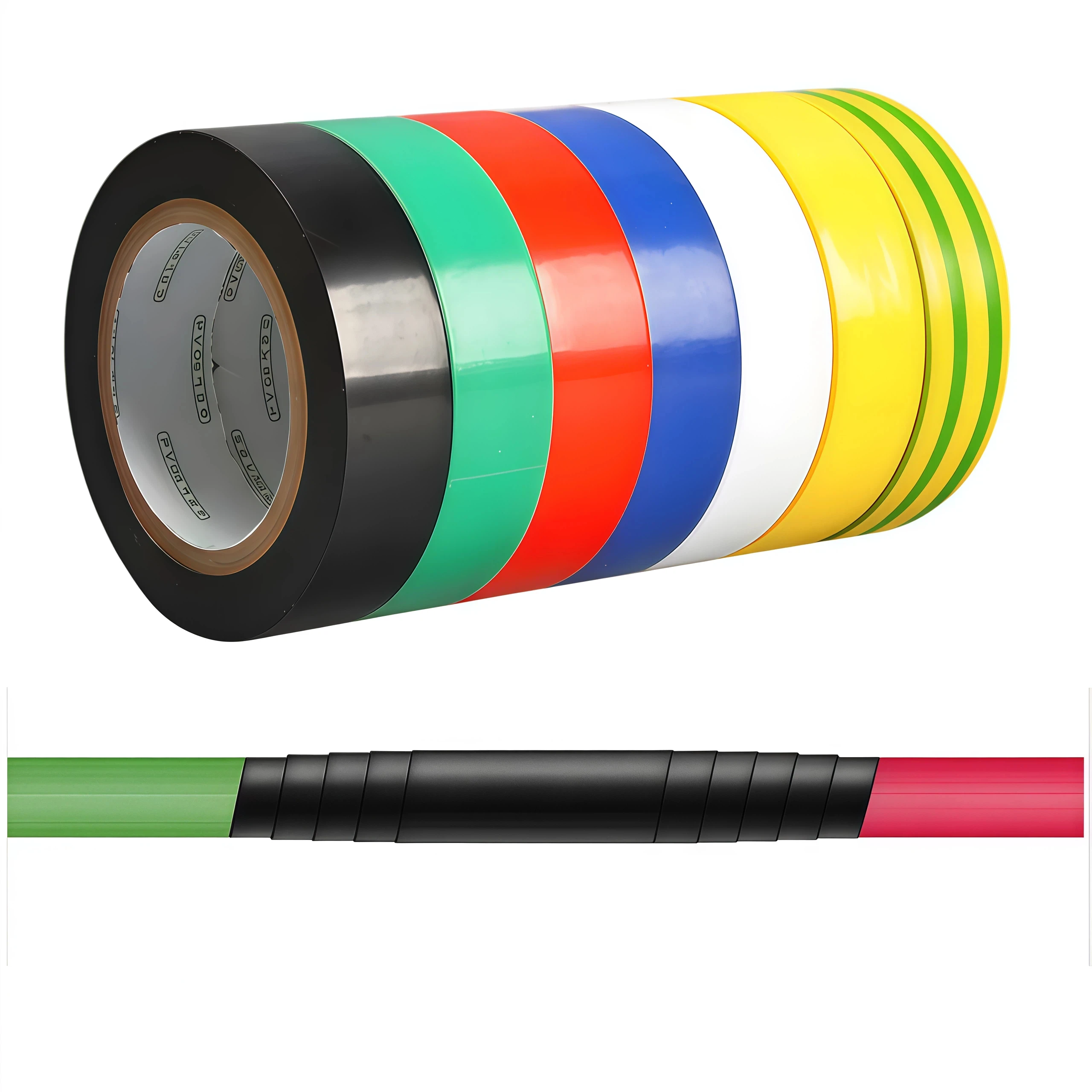 High temperature resistant rubber electrical tape, durable and soft insulation adhesive, for industrial and household use