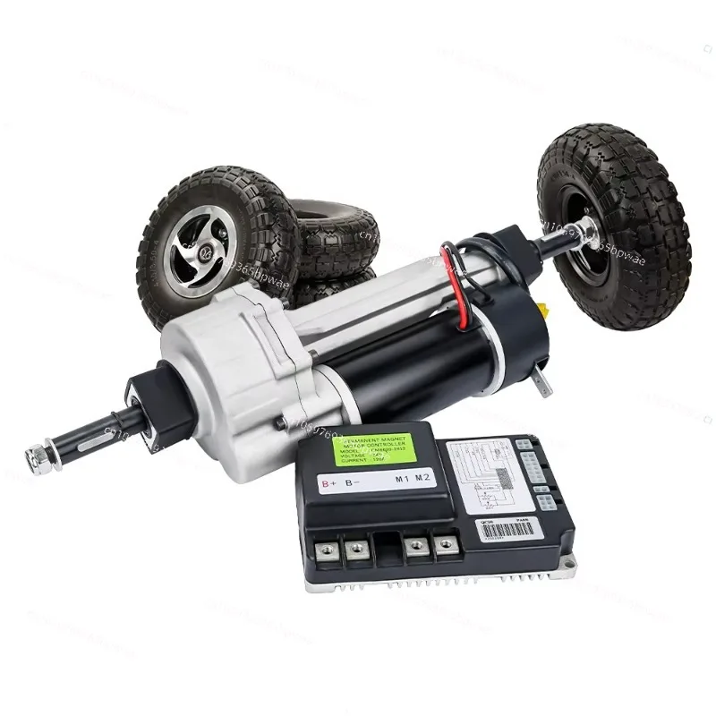 250W 24V 17.75:1 230rpm Golf Cart Scooter Mobile DC Motor Kit Electric Vehicle Drive Axle