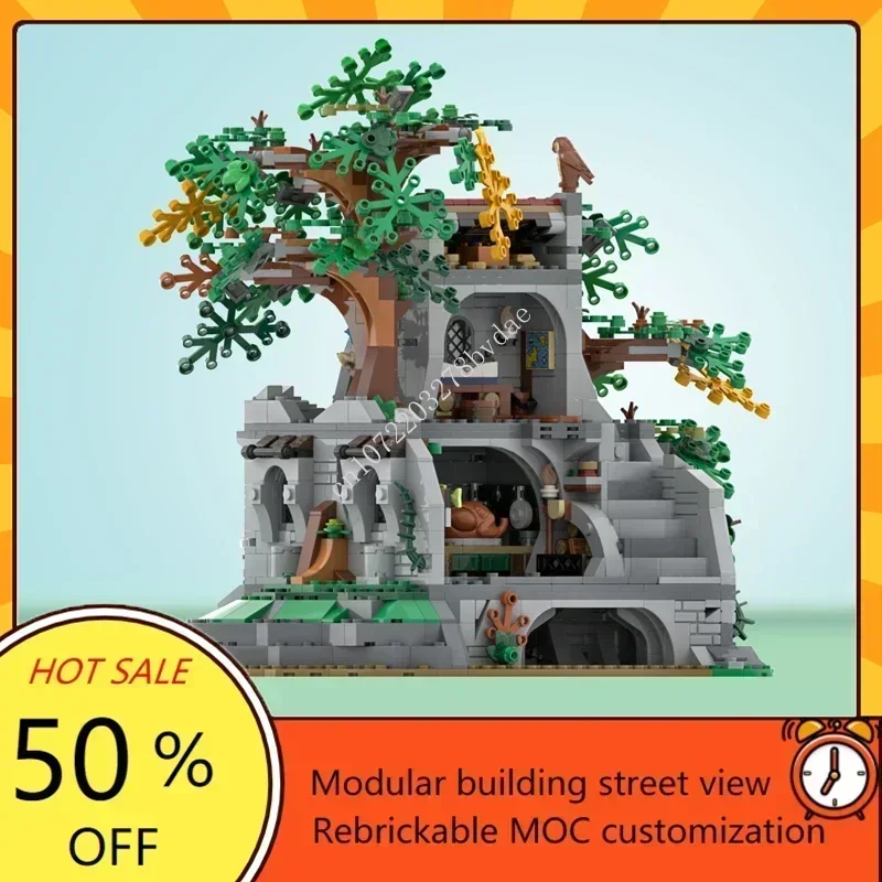 1751PCS MOC Medieval Castle The Secret Inn Forest Castle Custom Puzzles Technology  DIY Creative Educational Assembly Toys Gift