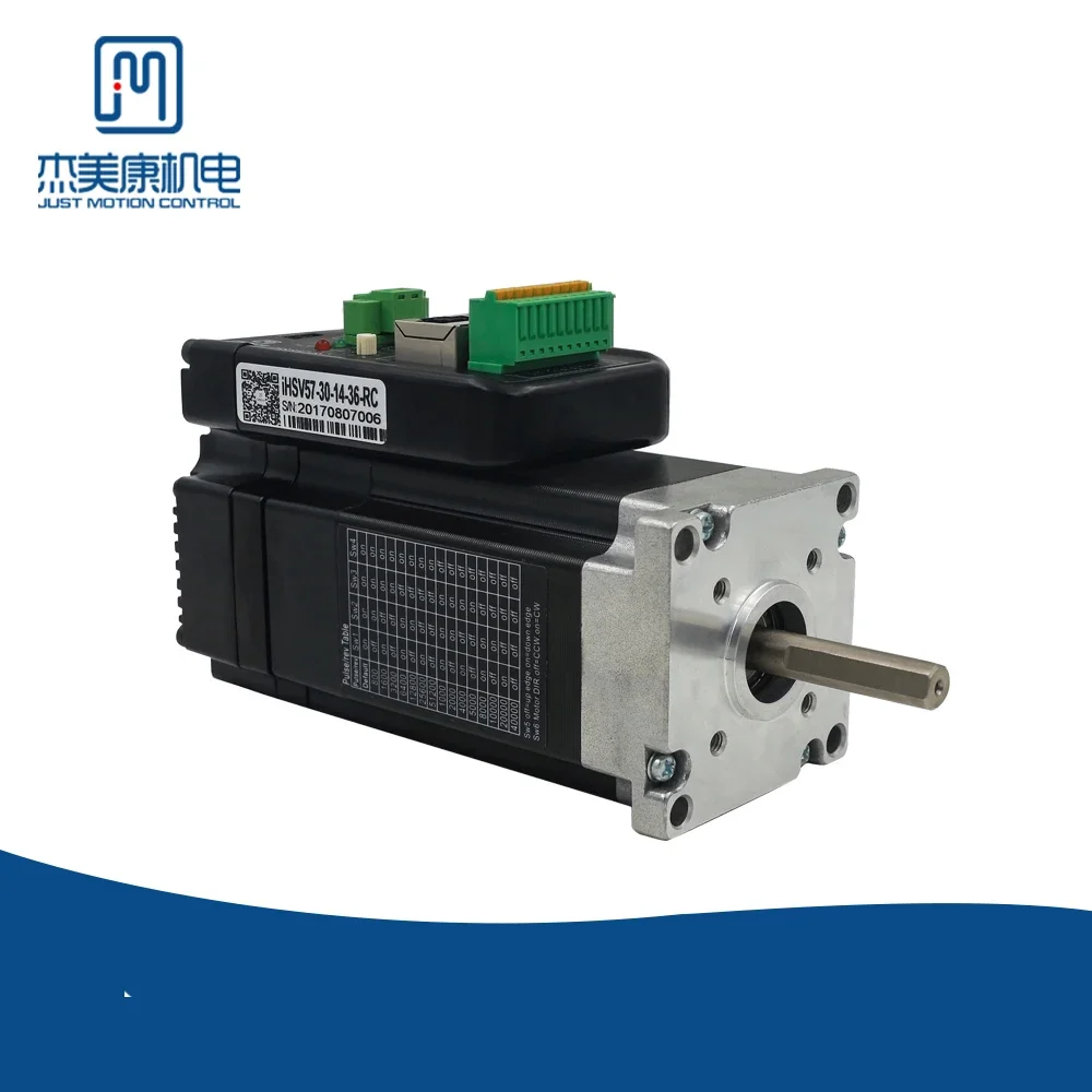 

New JMC 57mm NEMA 23 Integrated AC Servo Motor & Drive Controller IHSV57-30-14-36-RC CANbus CANopen 485 0.45Nm 140W CNC Kit