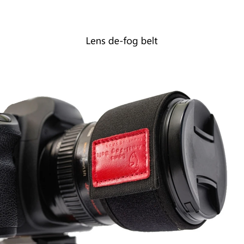 Cinturones calentadores lentes, tiras calentadoras lentes con USB para fotografía en clima frío, envío directo