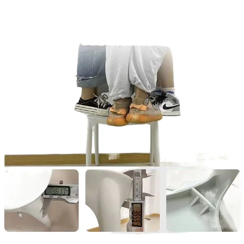 

Plastic, Chair, Household, Thickened, Nordic, Restaurant, Backrest, Commercial