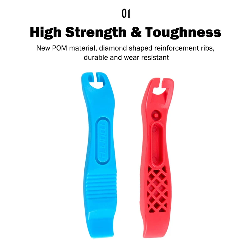 1Pair Multifunctional Bike Tire Lever High Strength POM Road Bicycle Tire Repair Tool Ultralight MTB Tire Lever Deflation Device