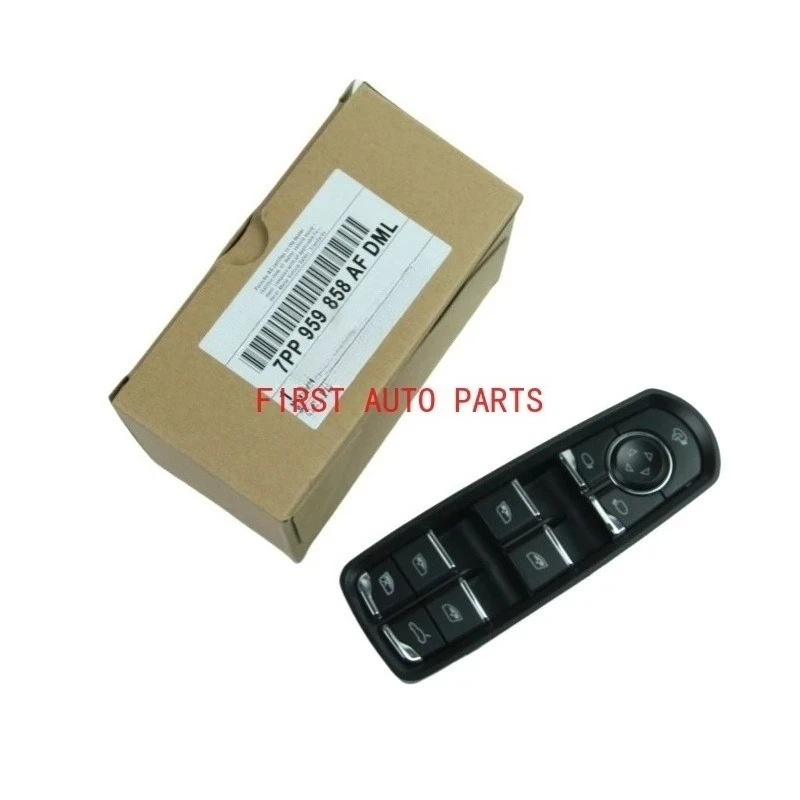 

OEM 7PP959858 Master Window Control Switch Regulator Lifter Button for Porsche Panamera Cayenne Macan Front Left Driver Side