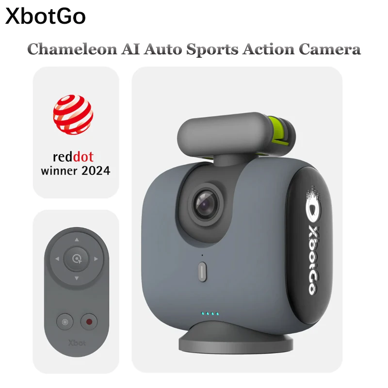

Экшн-камера XbotGo Chameleon AI Auto Sports — футбольная камера 4K, 60 кадров в секунду и камера слежения за баскетболом для командных видов спорта