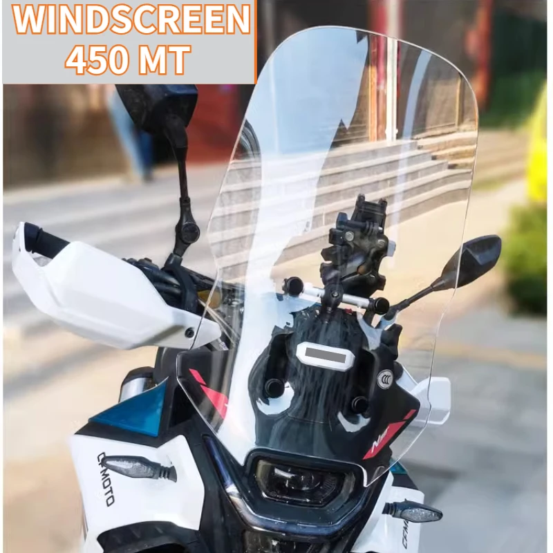 

For CFMOTO 450MT MT450 Windscreen Front Windscreen Windshield 450 MT Raised Windshield for cf moto 450MT Accessories