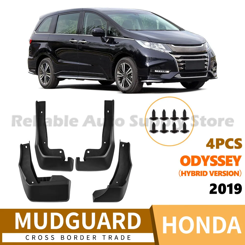 For Honda Odyssey 2019 Hybrid Mudguard Trim Front and Rear Car Accessories Premium Quality Durable Design Perfect Fit